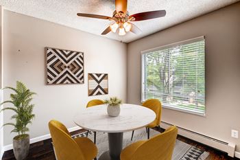 Separate dining area